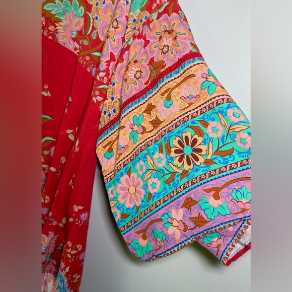 Spell & The Gypsy Collective Lotus Kimono Romper Boho Flowy Festival XL Read - Picture 6 of 11
